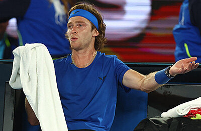 ATP, Australian Open, Андрей Рублев, Новак Джокович