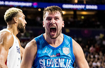 Лука Дончич, Никос Галис, Дирк Новицки, чемпионат Европы по баскетболу, сборная Словении, сборная Франции