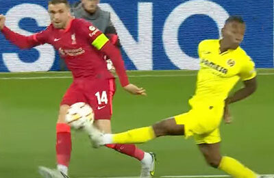 Лига чемпионов УЕФА, Вильярреал, Первис Эступиньян, Ла Лига, Садьо Мане, Джордан Хендерсон, премьер-лига Англия, Мохамед Салах, Ливерпуль, Херонимо Рульи, Франсис Коклен