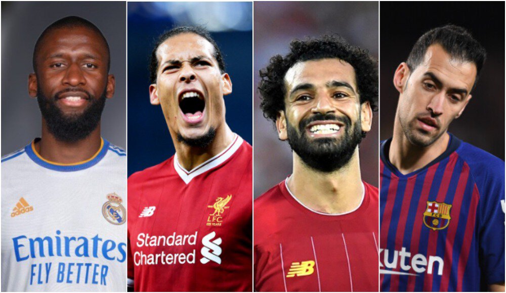 Клубы, Вирджил ван Дейк, Мохамед Салах, Ливерпуль, Челси, Реал Мадрид, Антонио Рюдигер, Серджи Бускетс, Барселона