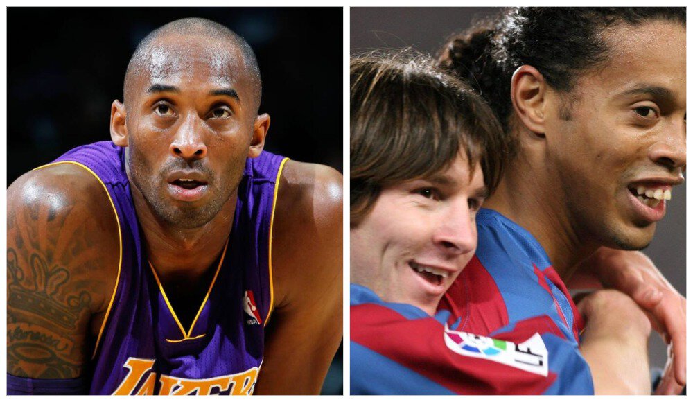 Клубы, Кобе Брайант, Барселона, Роналдиньо, ПСЖ, Лионель Месси