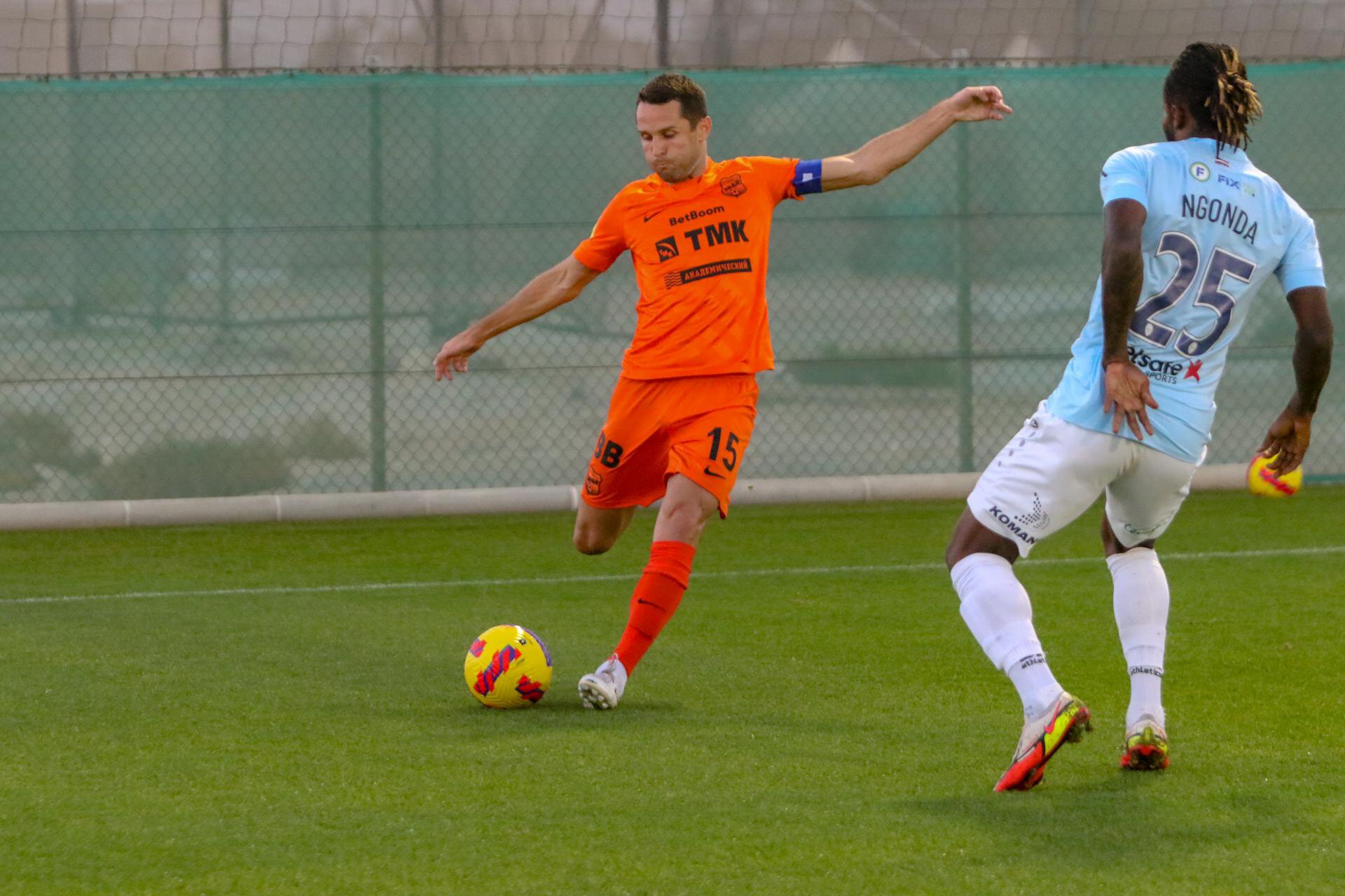 «Урал» завершил второй зимний сбор волевой победой над «Ригой» 2:1