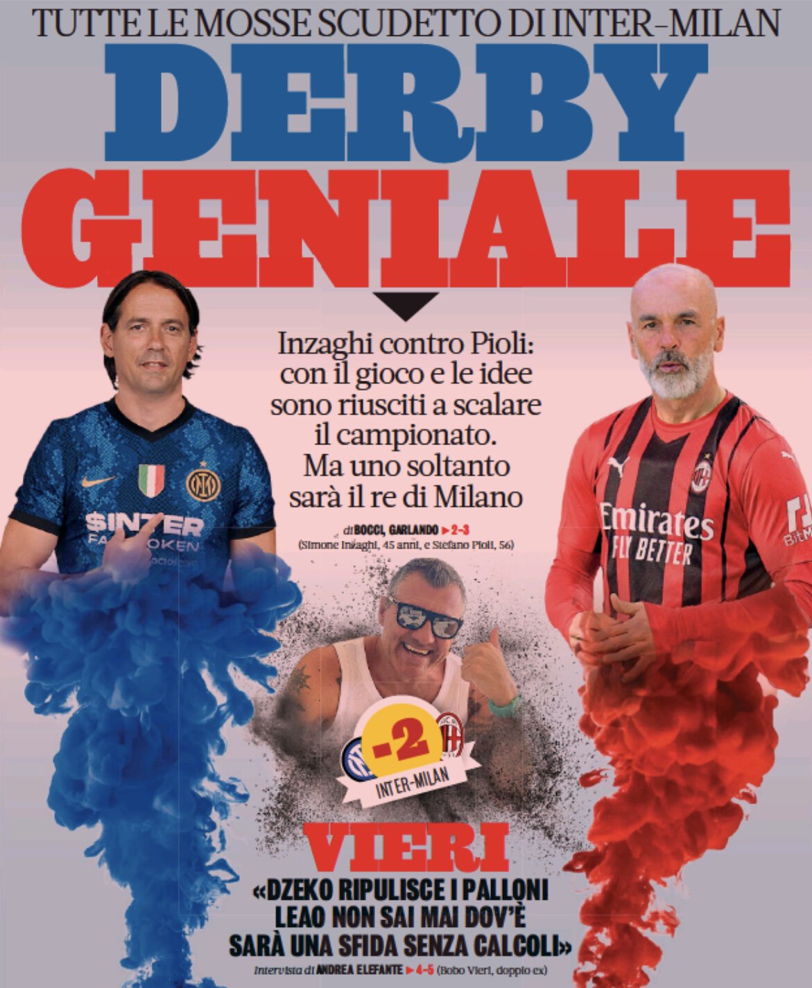 Гениальное Дерби. Заголовки Gazzetta, TuttoSport и Corriere за 3 февраля