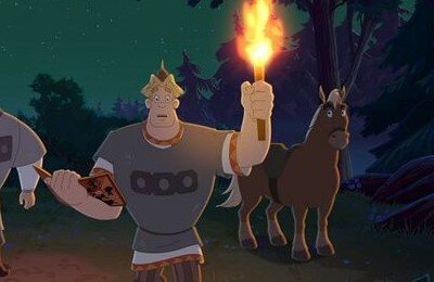 Три богатыря, Три богатыря и Пуп Земли, Полнометражные мультфильмы, Трейлеры фильмов