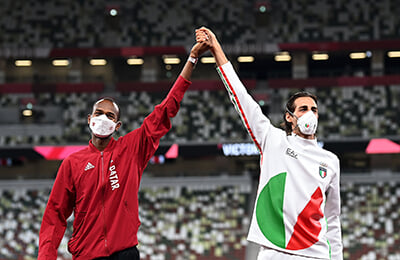 Джанмарко Тамбери, Мутаз Баршим, прыжки в высоту, Токио-2020