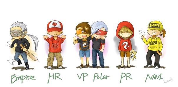 Virtus.pro, NAVI, Team Empire, Vega Squadron, HellRaisers, PowerRangers, Pari Parni