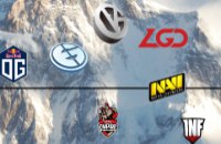 LGD.FY, Team Liquid, Virtus.pro, LGD, Complexity, Vici Gaming, OG, Evil Geniuses, NAVI, Dota Pro Circuit