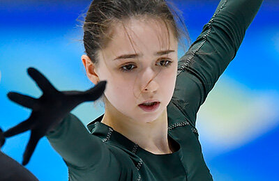 Камила Валиева, женское катание, Сборная России по фигурному катанию, Олимпиада-2022