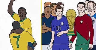 Нарисовали главные моменты в истории чемпионатов мира. Ничего не забыли?