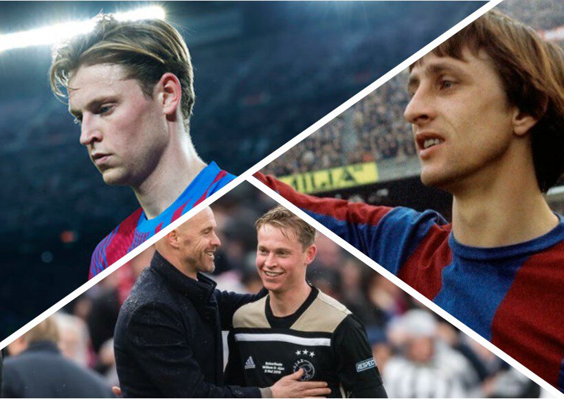 Барселона, Клубы, Френки де Йонг, Йохан Кройфф, Манчестер Юнайтед