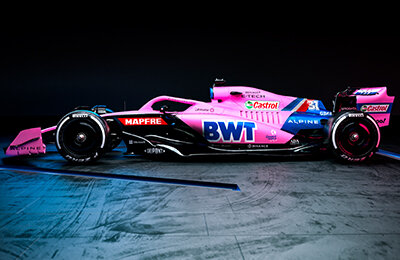 Альпин, Рейсинг Пойнт, Фернандо Алонсо, Отмар Сафнауэр, Эстебан Окон, Формула-1, Форс-Индия, Астон Мартин, стиль