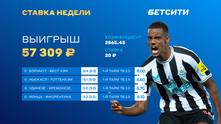 Потрясающе! Игрок БЕТСИТИ увеличил свой банк почти в три тысячи раз!