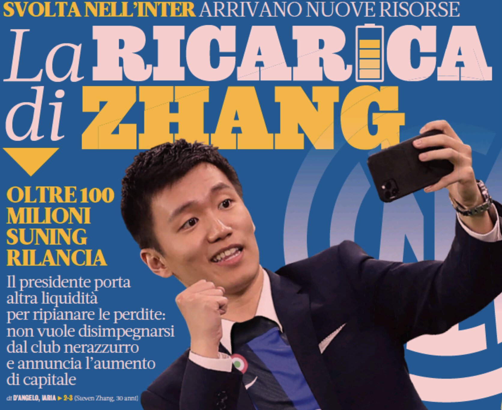 Перезарядка Чжэна. Заголовки Gazzetta, TuttoSport и Corriere за 28 сентября