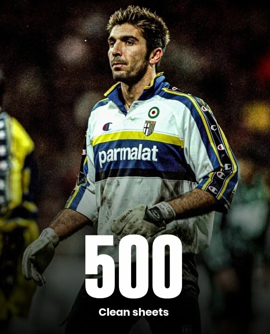 Джанлуиджи Буффон — первый в истории вратарь оформивший 5️⃣0️⃣0️⃣ сухих матчей