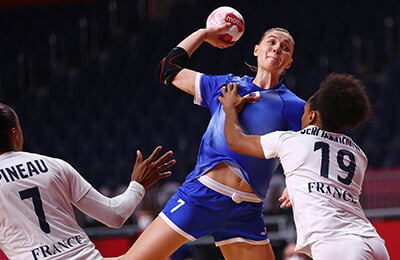 сборная Франции жен, Токио-2020, сборная России жен