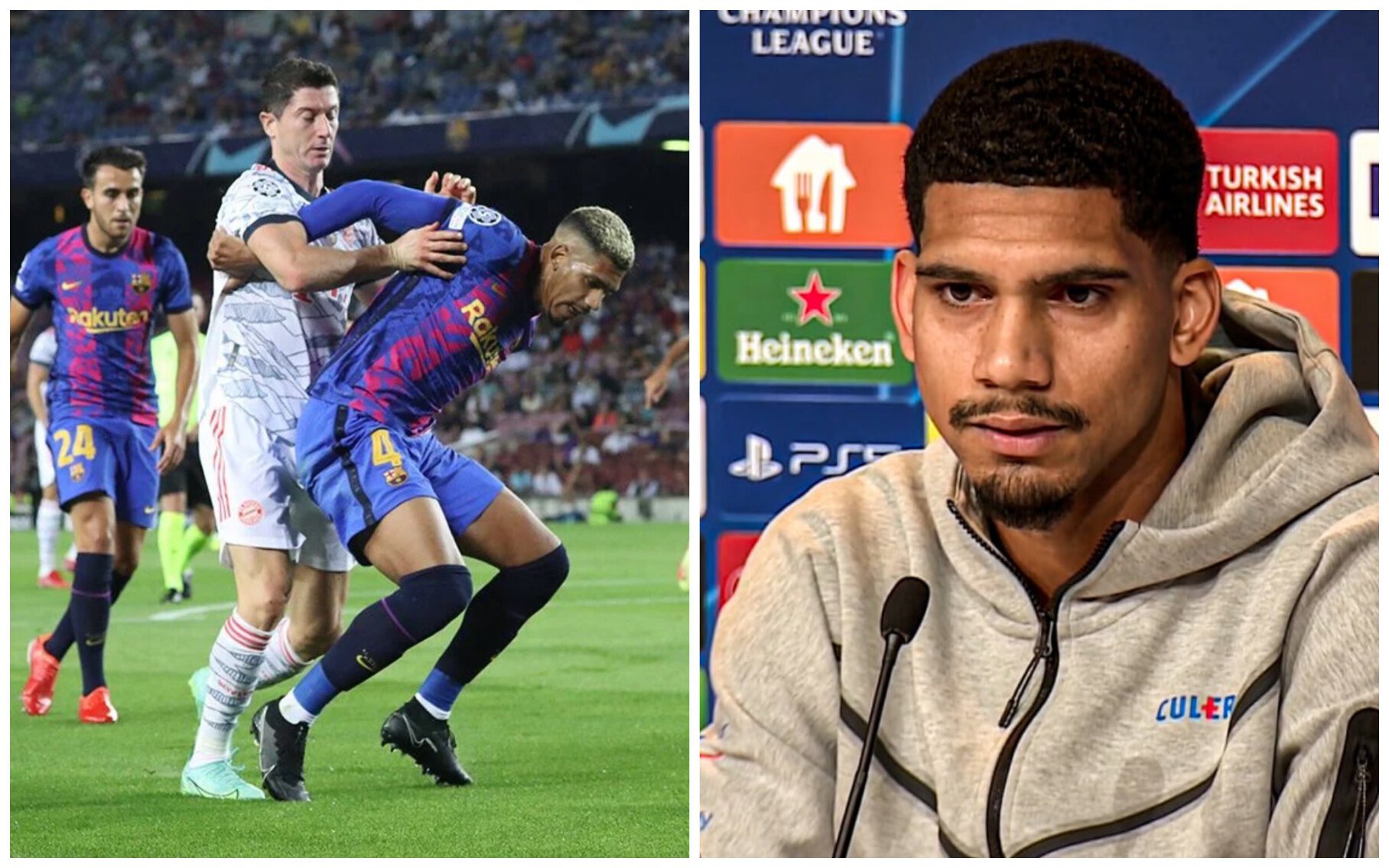 Роберт Левандовски, Бавария, Барселона, Рональд Араухо