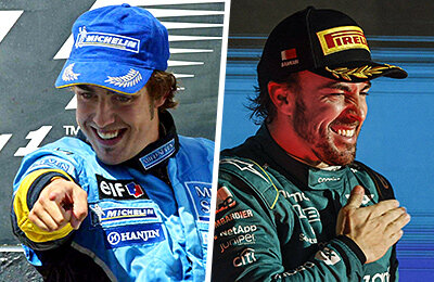 Фернандо Алонсо, Формула-1, Кими Райкконен, Гран-при Венгрии, Барселона-Каталония, Феррари, Рено, Макларен, Гран-при Саудовской Аравии, Ален Прост, Михаэль Шумахер, Айртон Сенна, Себастьян Феттель, Альпин, Гран-при Малайзии, Дженсон Баттон, Астон Мартин, Гран-при Испании, Марк Уэббер, Льюис Хэмилтон, Фелипе Масса, Макс Ферстаппен, Гран-при Китая