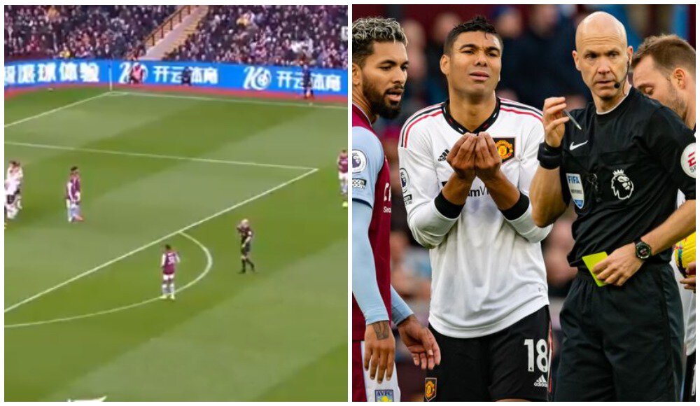 Тэйлор неправильно выставил стенку в матче против «Астон Виллы». Сегодня он вновь судит матч «Юнайтед»