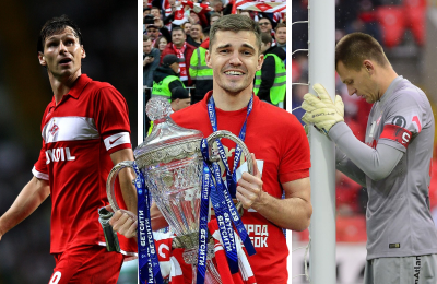 Кто из этих игроков – рекордсмен «Спартака» по кубковым матчам?