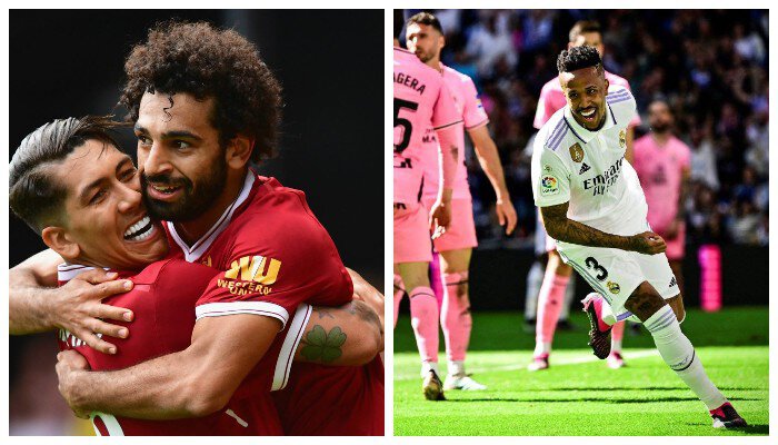 Клубы, Мохамед Салах, Роберто Фирмино, Ливерпуль, Реал Мадрид, Эдер Милитао