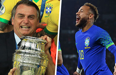 Неймар, Жаир Болсонару, Сборная Бразилии по футболу