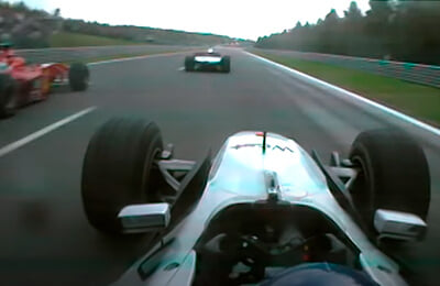 Мика Хаккинен, Михаэль Шумахер, Гран-при Бельгии, Макларен, Формула-1, ретро, Феррари