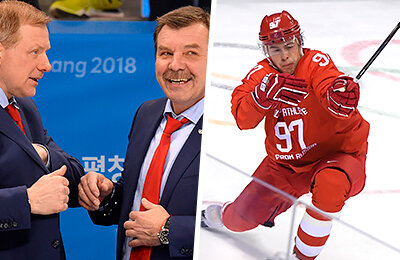 Алексей Жамнов, Пхенчхан-2018, олимпийский хоккейный турнир, Харийс Витолиньш, Илья Ковальчук, Никита Гусев, Вячеслав Фетисов, Кирилл Капризов, Олег Знарок, Илья Каблуков, Сборная России по хоккею с шайбой, Сборная Германии по хоккею