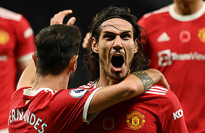 Эдинсон Кавани, тактика, Криштиану Роналду, Манчестер Юнайтед, Оле-Гуннар Сульшер, Нуну Эшпириту Санту, Аарон Уан-Биссака, Бруну Фернандеш, премьер-лига Англия, Тоттенхэм