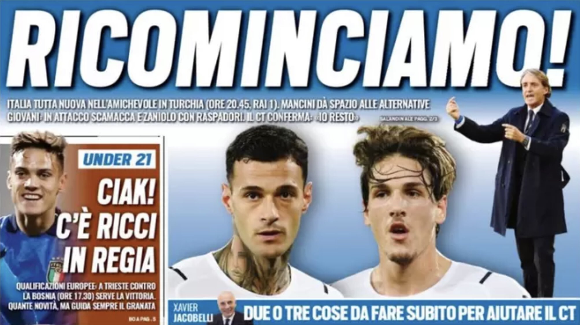 Начинаем заново! Заголовки Gazzetta, TuttoSport и Corriere за 29 марта