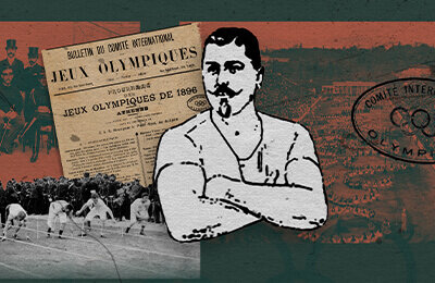 ретро, Афины-1896, ОКР, МОК, Николай Риттер, Олимпийская сборная России, Пьер де Кубертен