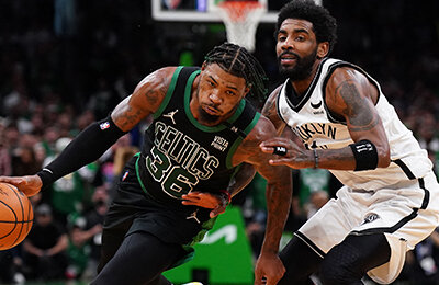 Бруклин, Бостон, НБА плей-офф, НБА, Джейсон Тейтум, Кайри Ирвинг, Маркус Смарт, Кевин Дюрэнт