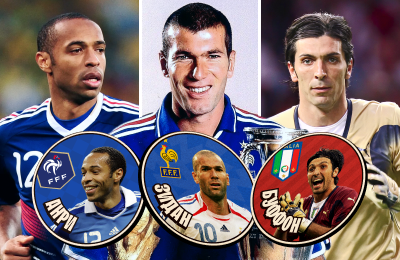 Чей кэпс круче? Зидан, Буффон – или Анри? 