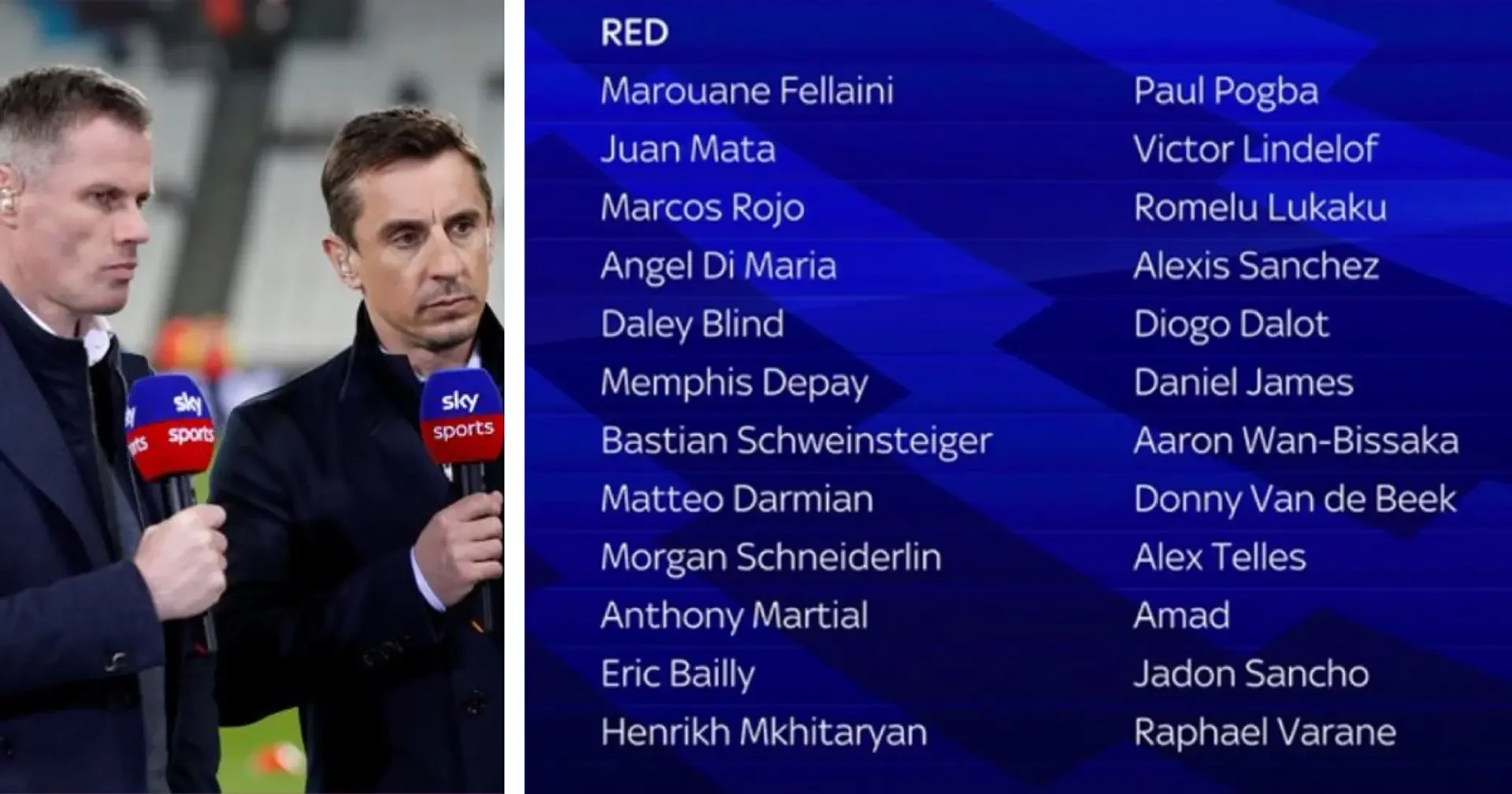 Манчестер Юнайтед, Златан Ибрагимович, Гари Невилл, Хуан Мата