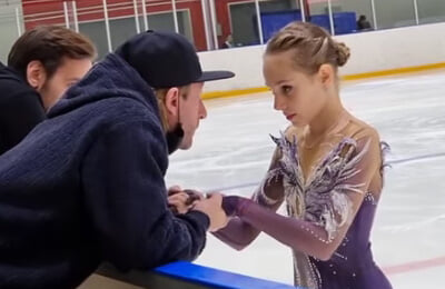 видео, женское катание, Софья Титова, Мария Захарова, Этери Тутберидзе, Анастасия Зинина, сборная России, Елизавета Берестовская, Софья Самоделкина, Евгений Плющенко, Сергей Алексеев, Наталия Лагутова, Алиса Двоеглазова, Софья Акатьева, Дмитрий Михайлов, Яна Рудковская