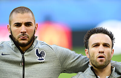 Сборная Франции по футболу, Матье Вальбуэна, Карим Бензема, Реал Мадрид