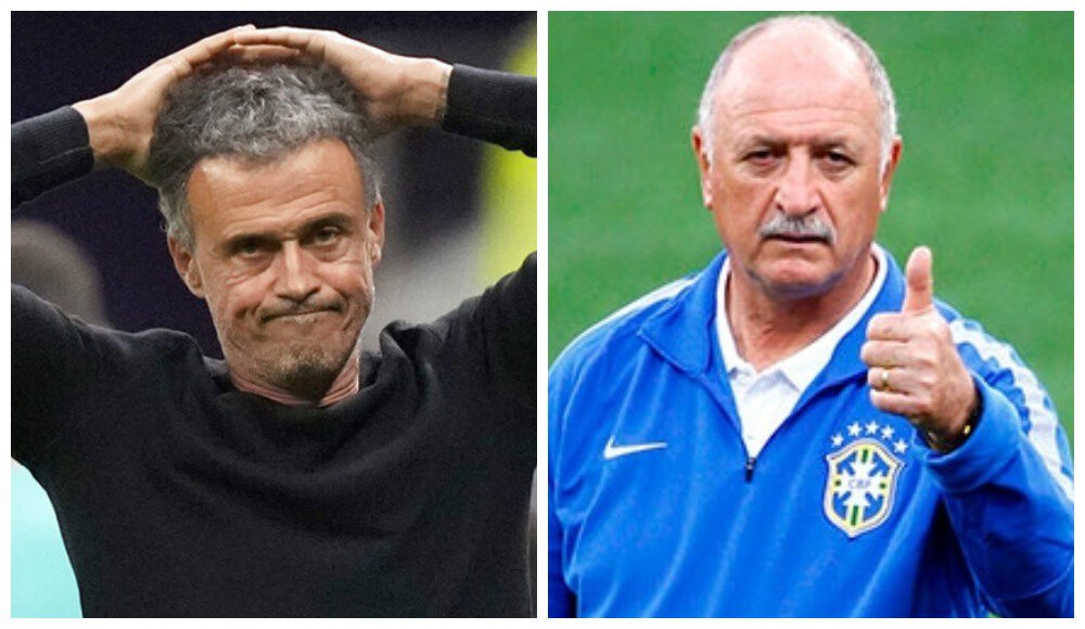 Луис Фелипе Сколари, Луис Энрике, Сборная Бразилии по футболу, Реал Мадрид, Барселона, Жозе Моуринью