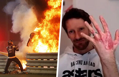 Тренировки, Ромен Грожан, Формула-1, Медицина, Гран-при Бахрейна