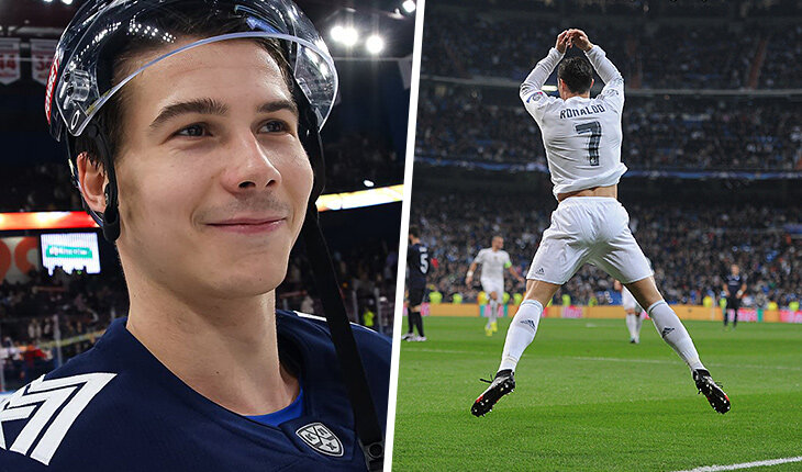 Герой «Металлурга» в Кубке Гагарина – фанат Роналду: копирует его празднование и пишет в соцсетях легендарное SIU