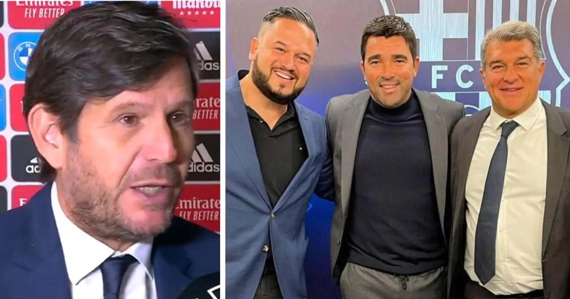 Деку, Матеу Алемани, Жоан Лапорта, Клубы, Барселона, Рафинья Диас