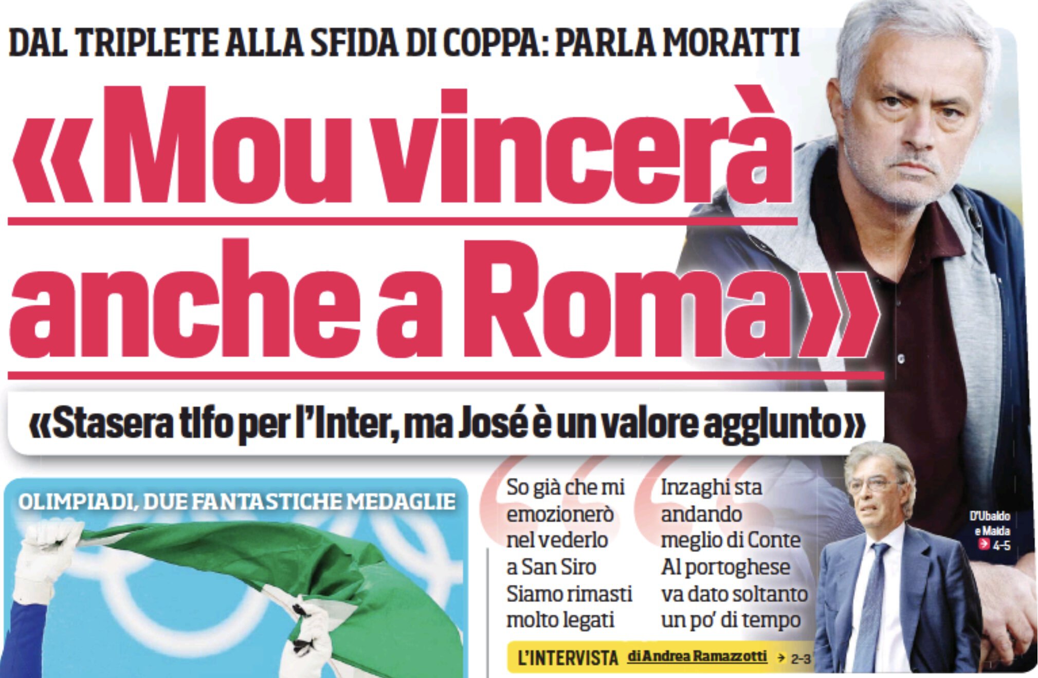 «Маур выиграет также в Риме». Заголовки Gazzetta, TuttoSport и Corriere за 8 февраля