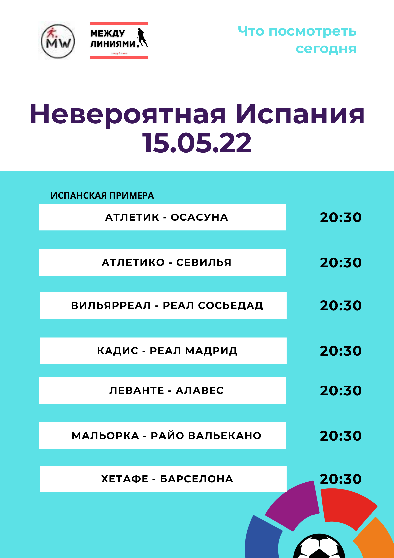 Что посмотреть сегодня? Что там по мотивации? Испанская Примера предпоследний тур