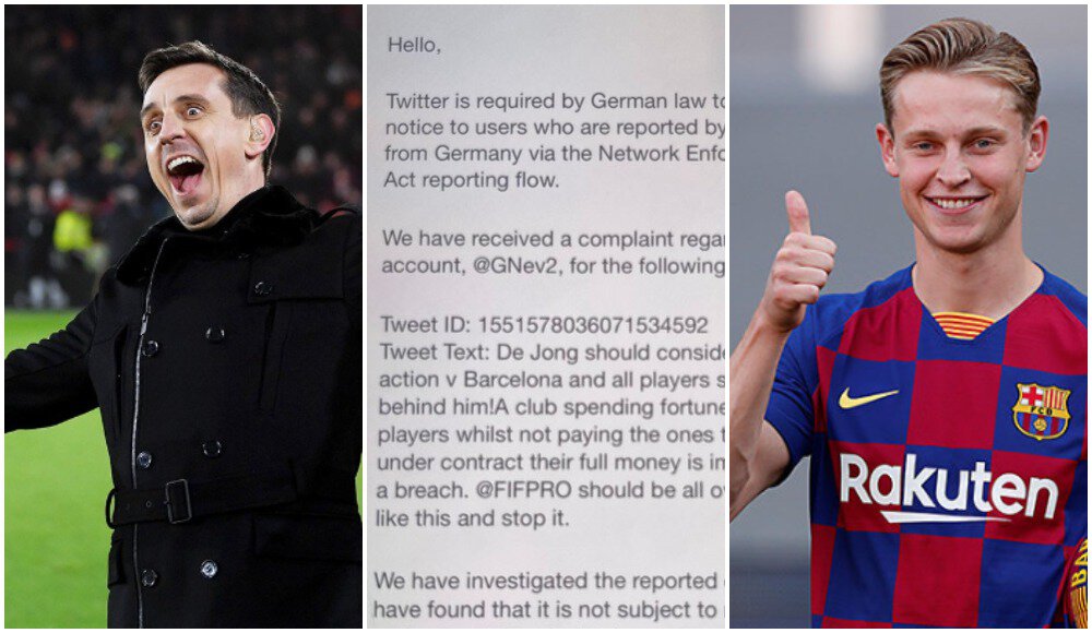 Гари Невилл, Манчестер Юнайтед, Френки де Йонг, Барселона, Клубы