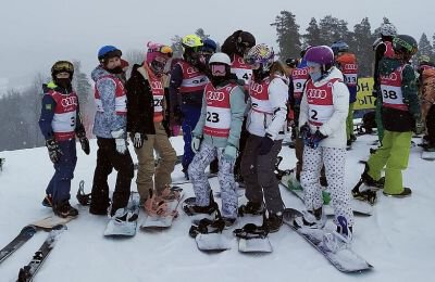 параллельный слалом (сноуборд), биг-эйр (сноуборд), слоупстайл (сноуборд), сноуборд