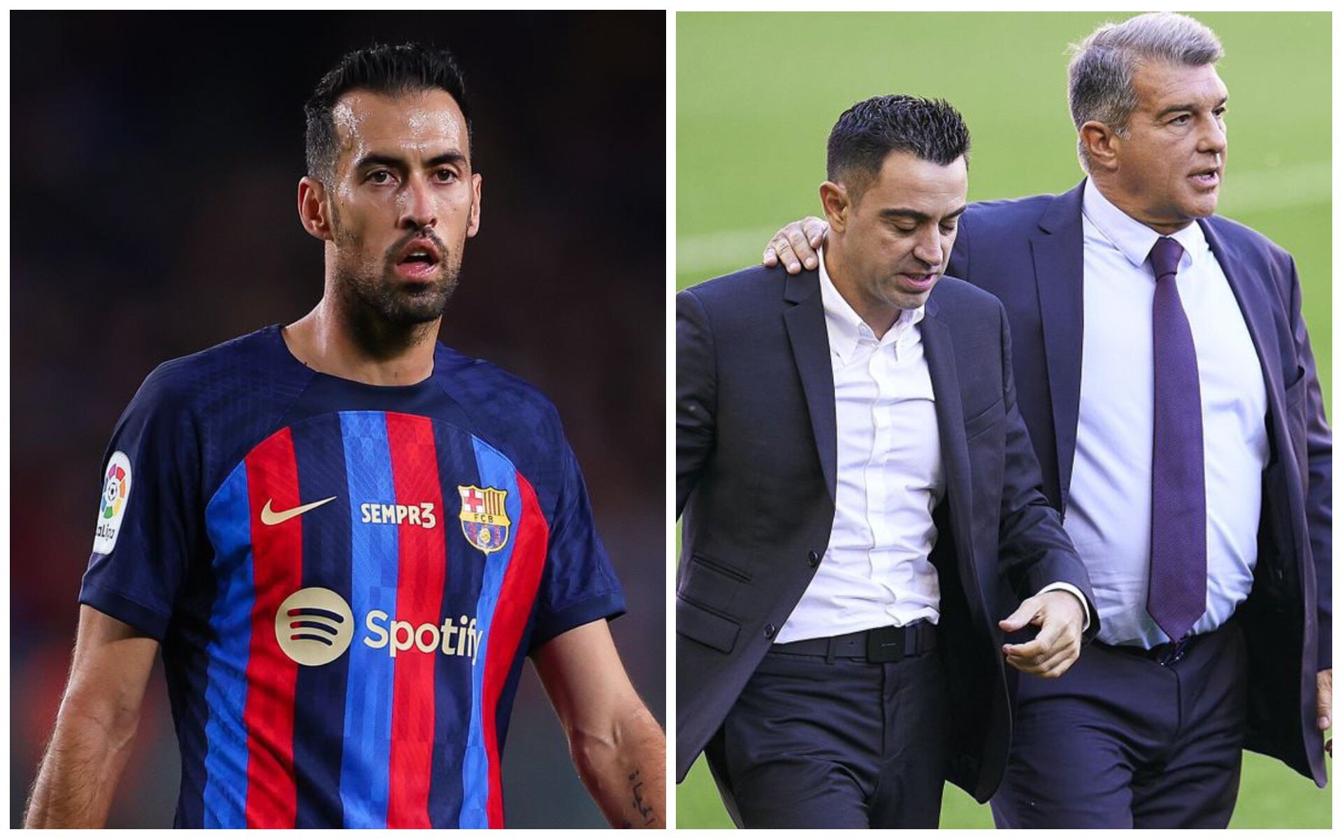 Барселона, Серджи Бускетс, Даниэль Парехо