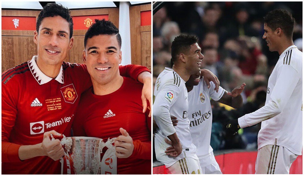 Манчестер Юнайтед, Реал Мадрид, Каземиро, Рафаэль Варан, Клубы, Ла Лига, Кубок Испании, Суперкубок Испании, Суперкубок Европы, Кубок английской лиги, Лига чемпионов УЕФА