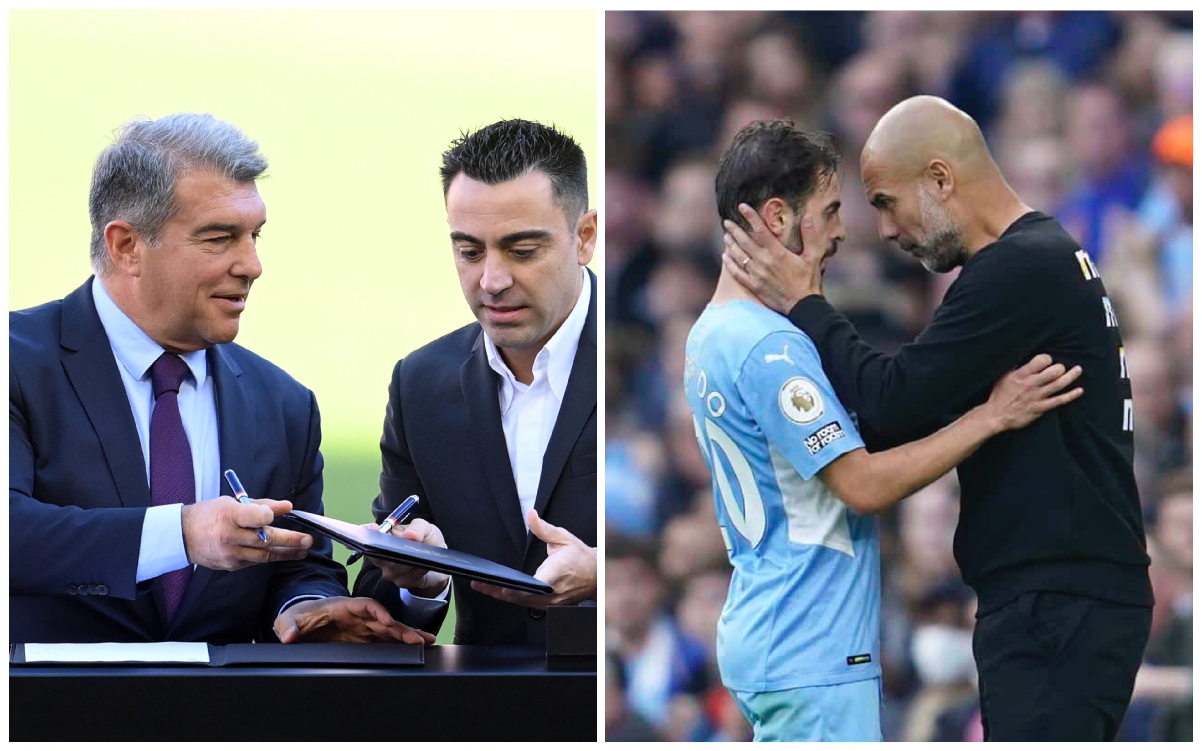 Пеп Гвардиола, Бернарду Силва, Барселона