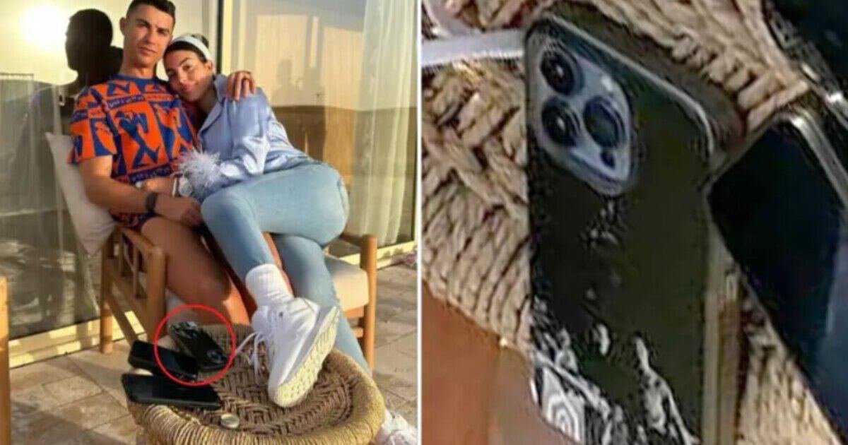 Фанаты разглядели, что именно изображено у Криштиану Роналду на чехле для телефона