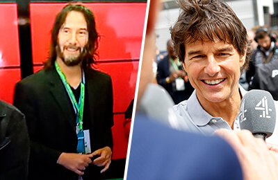 Сильверстоун, Гран-при Великобритании, Мерседес, Ред Булл, Астон Мартин, Феррари, Льюис Хэмилтон, Макс Ферстаппен, Альпин, Том Круз, Манчестер Сити, Киану Ривз, Джолеон Лескотт, Вирджил ван Дейк, Трент Александер-Арнолд, Майка Ричардс, Формула-1, стиль