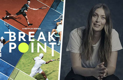 WTA, Рафаэль Надаль, Мария Шарапова, Айла Томлянович, Тони Надаль, Феликс Оже-Альяссим, Тэйлор Фриц, Мария Саккари, Онс Жабер, ATP, Маттео Берреттини, Каспер Рууд, Break Point, Паула Бадоса, Энди Роддик, Netflix, Рецензии