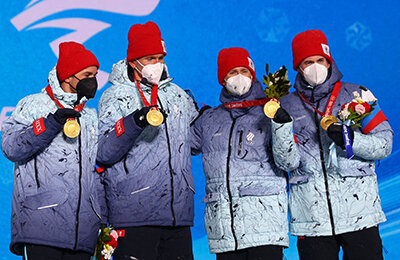 Сергей Устюгов, Александр Большунов, Олимпийская сборная России, Олимпиада-2022, Денис Спицов, Алексей Червоткин, Кристина Резцова, Эдуард Латыпов, Максим Цветков, Даниил Серохвостов, Ульяна Нигматуллина (Кайшева), Константин Ивлиев